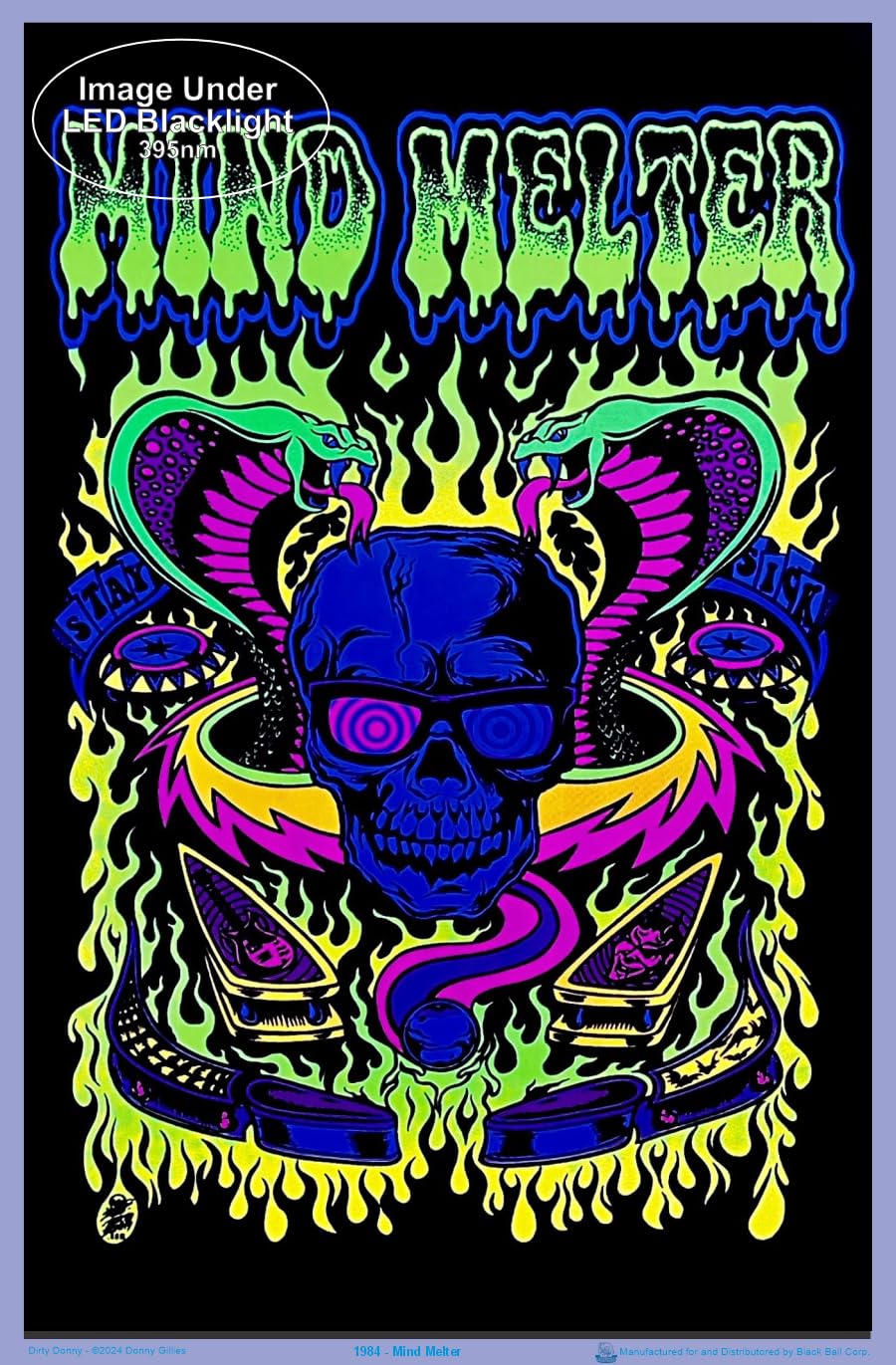 Amazon.com: Scorpio Posters Mind Melter by Dirty Donny Blacklight